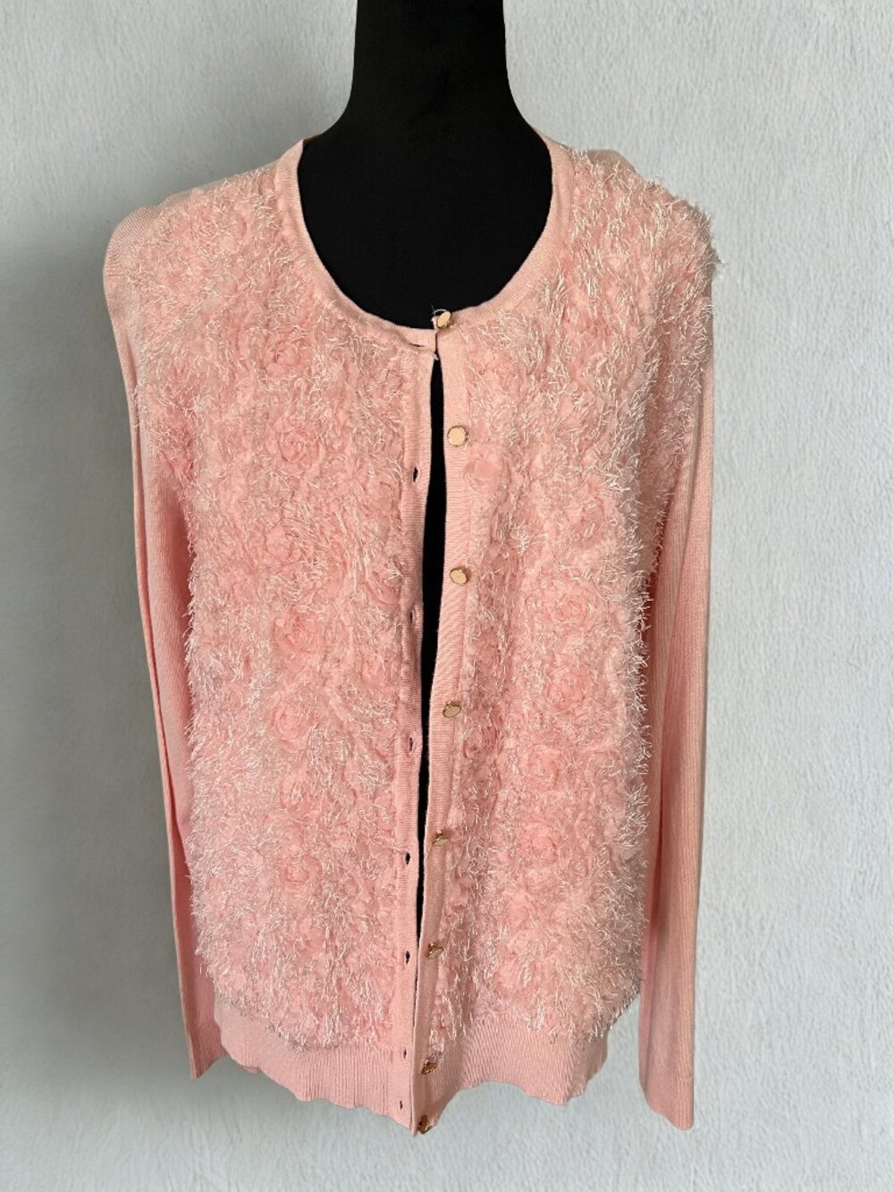 New York & Company Pink Cardigan